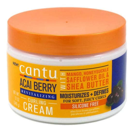 Cantu Acai Berry Shea Butter Revitalising Curling Cream 340 g