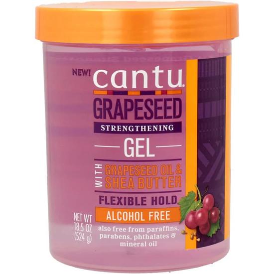 Cantu Grapeseed Strengthening Gel Alcohol Free 524 g