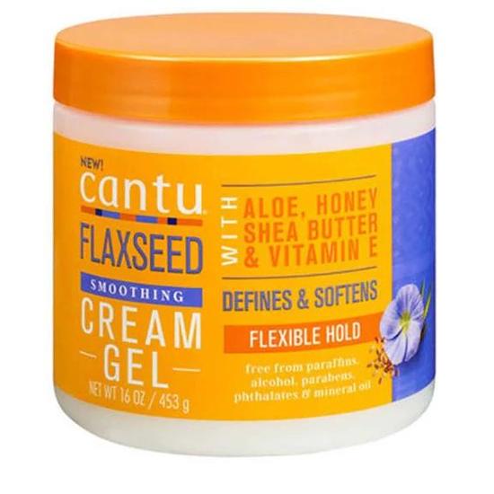 Cantu Shea Butter Flaxseed Smoothing Cream Gel 453 g