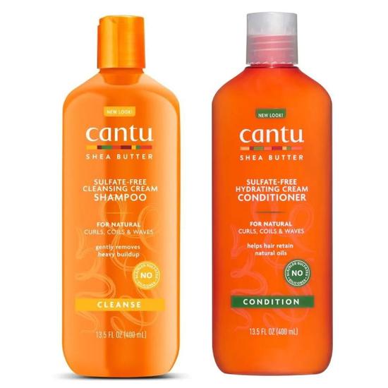 Cantu Sulfate-free Cleansing Cream Shampoo & Hydrating Cream Conditioner 400ml