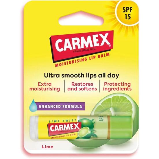 Carmex Moisturising Lip Balm Stick Lime Twist 4.25 g / Lime Twist