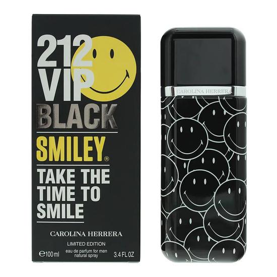 Carolina Herrera 212 Vip Black Smiley Eau De Parfum 100ml