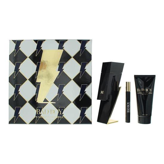 Carolina Herrera Bad Boy Eau De Toilette Gift Set 100ml