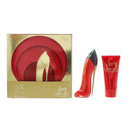 Carolina Herrera Good Girl Very Gift Set: Eau De Parfum 50ml Body Lotion 100ml 2 Piece