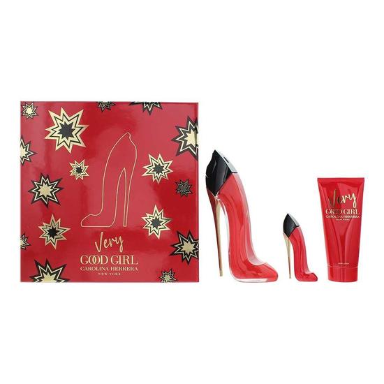 Carolina Herrera Very Good Girl Eau De Parfum 80ml, 7ml + Body Lotion Gift Set 80ml