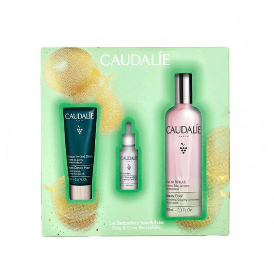 Caudalie Beauty Elixir Prep & Glow Bestsellers Trio Gift Set