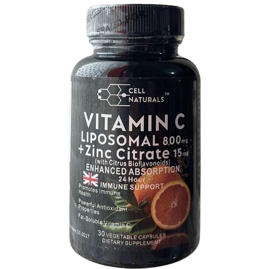 Cell Naturals Liposomal Vitamin C 800mg Capsules 30 Capsules