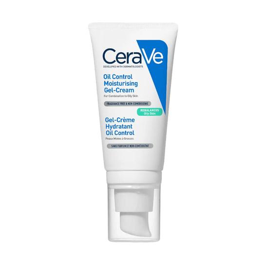 CeraVe Oil Control Gel-Cream Moisturiser With Oil Absorbing Technology & Ceramides For Combination & Oily Skin 52ml