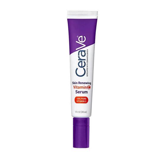 CeraVe Skin Renewing 10% Pure Vitamin C Serum With Ceramides For Brighter & Smoother Skin 30ml