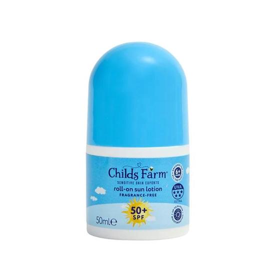 Childs Farm Fragrance Free Roll On Sun Lotion 50 SPF