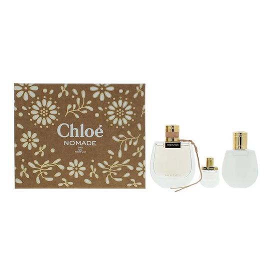 Chloé Nomade Gift Set: Eau De Parfum 75ml Body Lotion 100ml Eau De Parfum 5ml 3 Piece