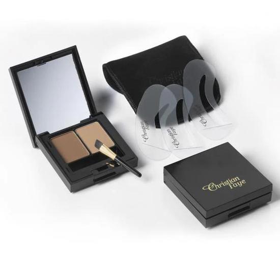 Christian Faye Eyebrow Duo Kit Deep Blonde