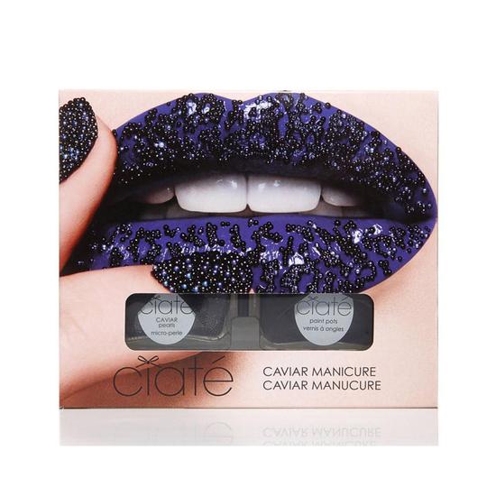 Ciaté London Caviar Manicure Set Black Pearls