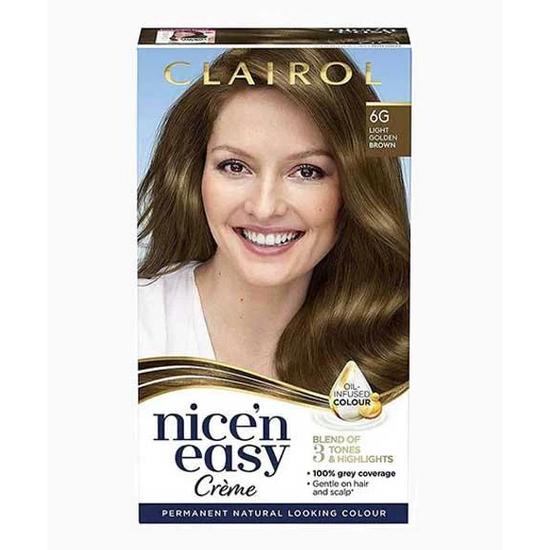 Clairol Nice N Easy Creme Permanent Colour Light Golden Brown 6g