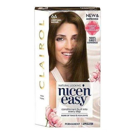 Clairol Nice N Easy Permanent Colours 6a Natural Light Ash Brown