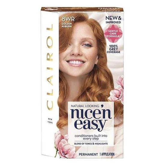 Clairol Nice N Easy Permanent Colours 8WR Golden Auburn