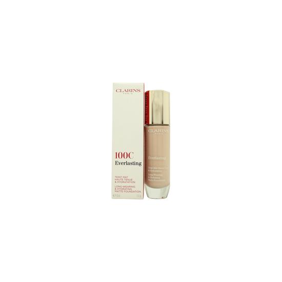 Clarins Everlasting Hydrating & Matte Foundation 100c Lily