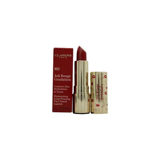 Clarins Joli Rouge Gradation Lipstick 802 Red Gradation