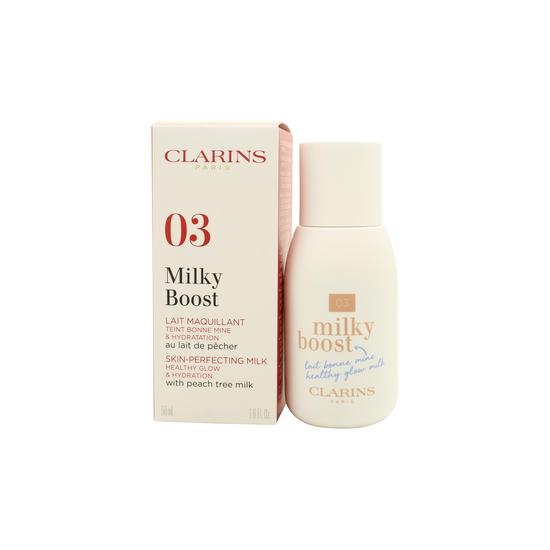 Clarins Milky Boost Healthy Glow Foundation 03 Milky Cashew