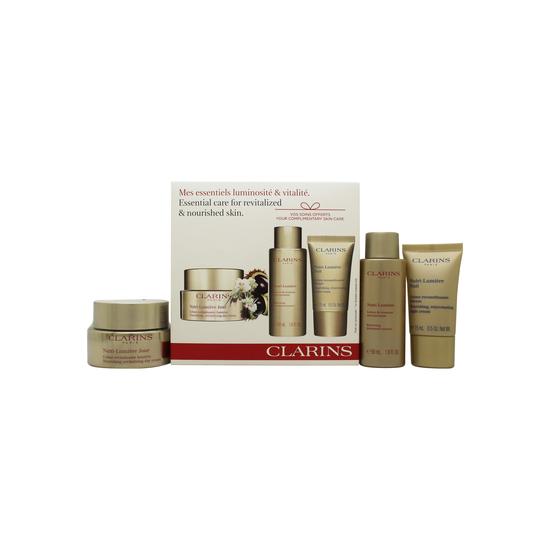 Clarins Nutri-Lumiere Essential Care Revitalised & Nourished Skin Gift Set 3 Pieces