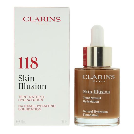 Clarins Skin Illusion Natural Hydrating Foundation SPF 15 118 Sienna