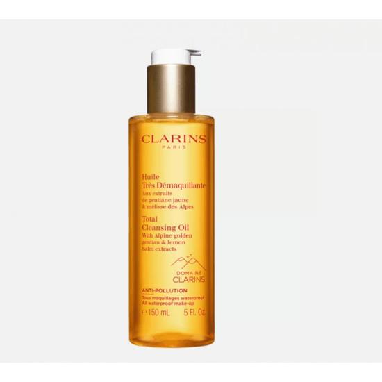 Clarins Total Cleansing Oil With Alpine Golden Gentian & Lemon Balm Extracts 150ml