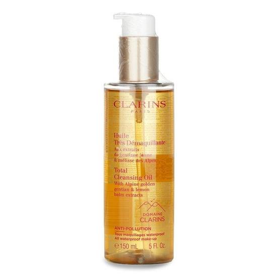 Clarins Total Cleansing Oil With Alpine Golden Gentian & Lemon Balm Extracts All Waterproof Make-up