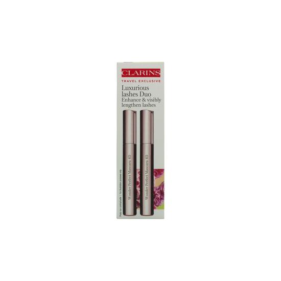 Clarins Wonder Perfect 4d Black Mascara Duo Set Wonder Perfect 4d Black Mascara 2x 8ml