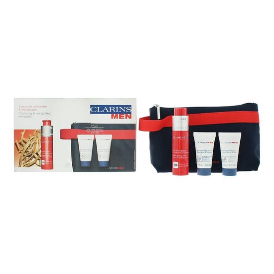 ClarinsMen Cleansing + Energising Essentials Gift Set 50ml