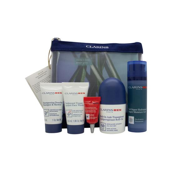 ClarinsMen Grooming Essentials Set 6 Pieces