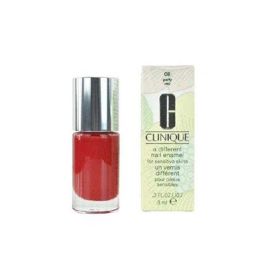 Clinique A Different Nail Enamel For Sensitive Nail 08 Party Red