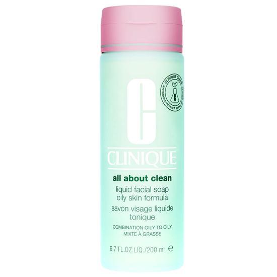 Clinique All About Clean Liquid Facial Soap Combination To Oily Skin 200ml