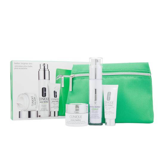 Clinique Even Better Gift Set 30ml Perfecting Serum + 30ml Moisturising Gel Cream + 30ml Exfoliating Jelly