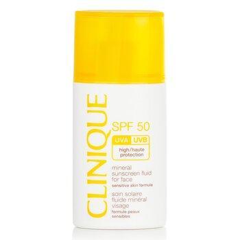 Clinique Mineral Sunscreen Fluid For Face SPF 50 Sensitive Skin Formula