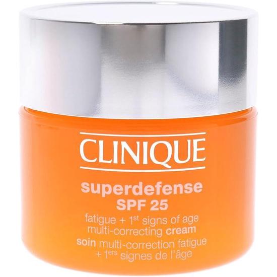 Clinique Superdefense SPF 25 Fatigue Multi-Correcting Cream Combination To Oily Skin