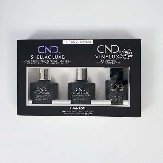 CND Exclusive Shades Shellac Luxe Vinylux 3 Piece Gift Set Phantom