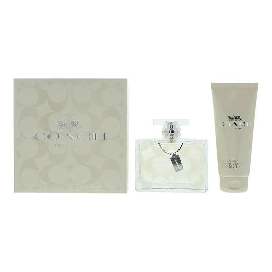 Coach Signature Gift Set: Eau De Parfum 100ml Body Lotion 100ml 2 Piece