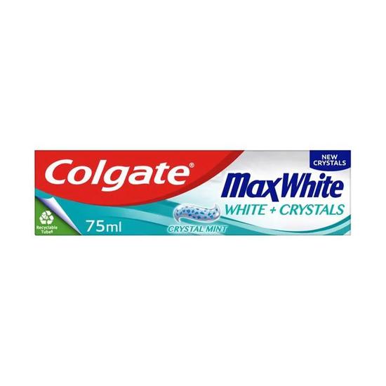 Colgate MaxWhite Whitening Crystals Toothpaste, Crystal Mint Gel 100ml