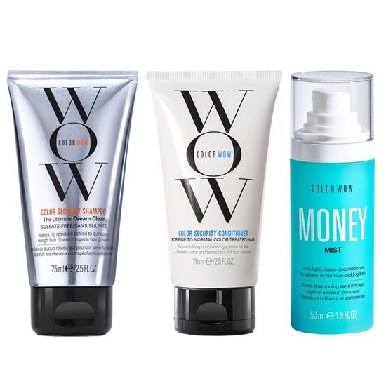 Color Wow Mini Essentials Trio Kit Shampoo, Conditioner & Money Mist