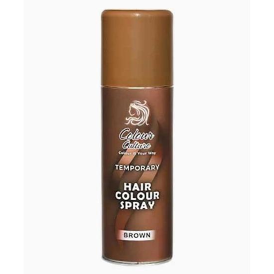 Colour Culture Temporary Brown Colour Hair & Body Glitter Spray 125ml