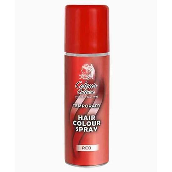 Colour Culture Temporary Red Colour Hair & Body Glitter Spray 125ml