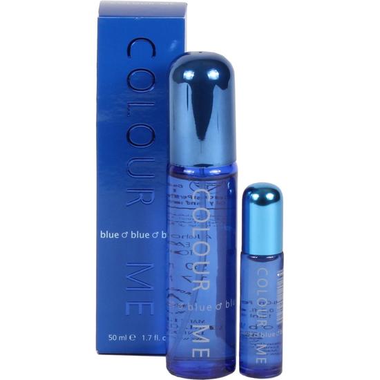 Colour Me Blue Gift Set 50ml Eau De Toilette + 10ml Roll-on Perfume