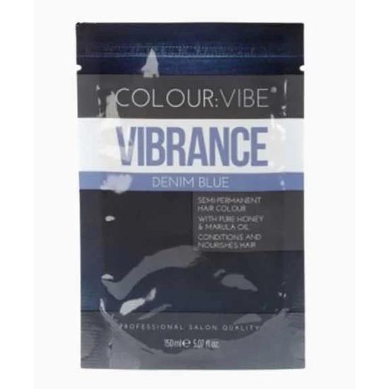 Colour Vibe Vibrance Semi Permanent Hair Colour Denim Blue 150ml