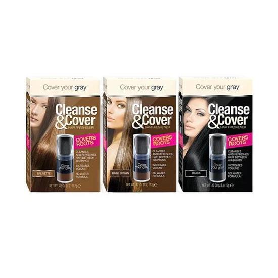 Cover Your Gray Cleanse & Cover Hair Freshener Covers Roots 12 g / Brun Clair/ Blond