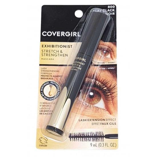 CoverGirl Exhbitionist Mascara Stretch & Lenghten Very Black #800 9ml