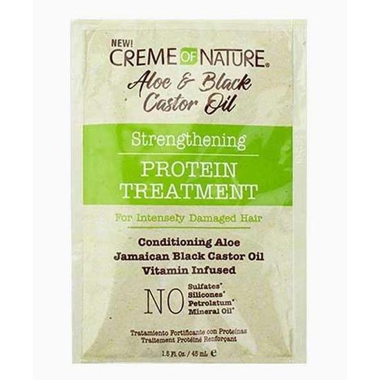 Creme Of Nature Aloe & Black Castor Oil Strengthening Protein Treatment 45ml