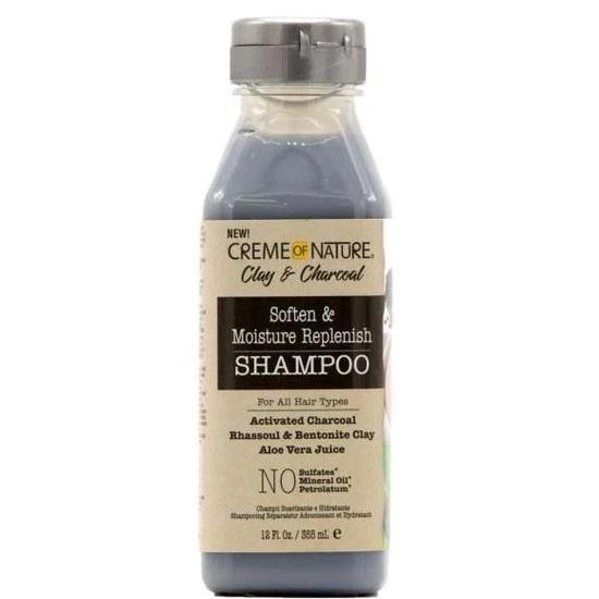 Creme Of Nature Clay & Charcoal Soften & Moisture Replenish Shampoo 355ml