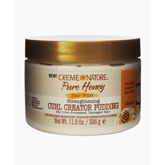 Creme Of Nature Pure Honey Hair Food Strengthening Curl Creator Pudding 326 g