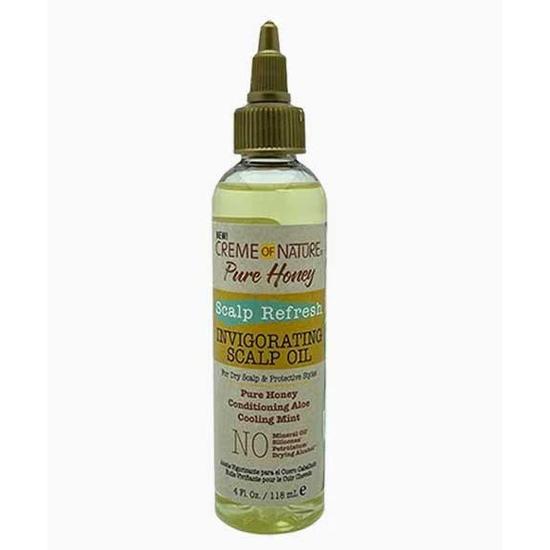 Creme Of Nature Pure Honey Scalp Refresh Invigorating Scalp Oil 118ml