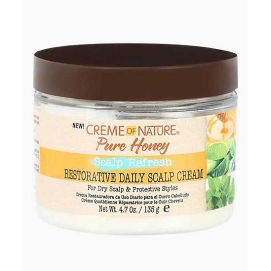 Creme Of Nature Pure Honey Scalp Refresh Restorative Daily Scalp Cream 135 g